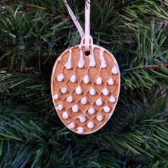 Karácsonyi dísz - Mézeskalács Toboz Akasztós