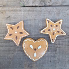 Karácsonyi dísz - Mézeskalács Dísz 3 db-os