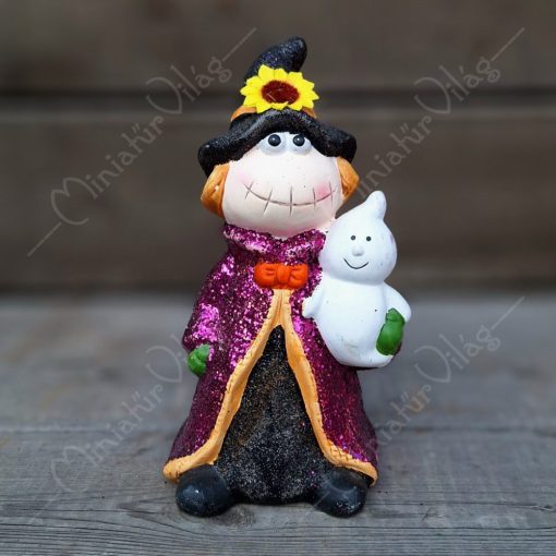 Halloween Boszorkány Figura