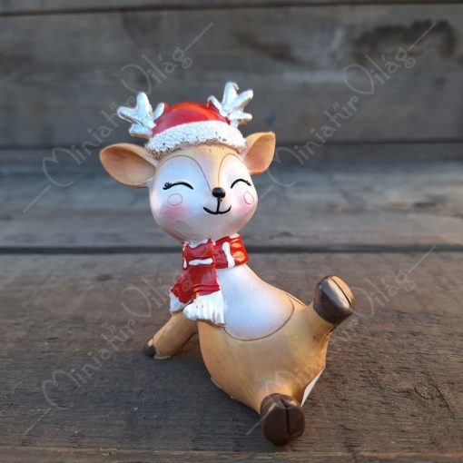Karácsonyi Őzike Figura