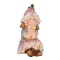 Kerámia Kislány figura