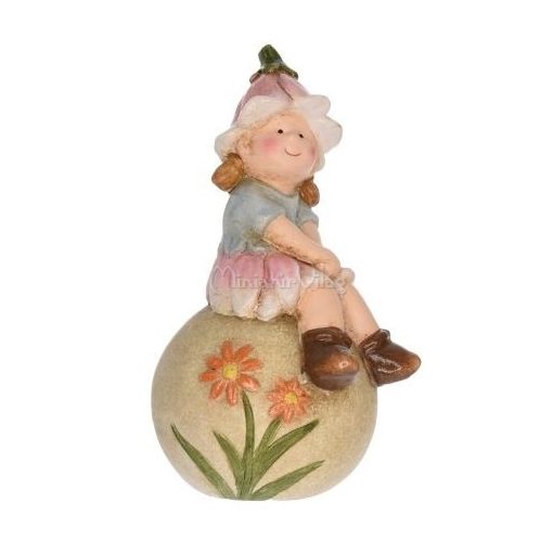 Kerámia Kislány figura