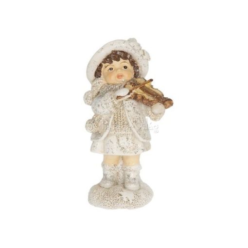 Karácsonyi dísz - Kislány Hegedűvel