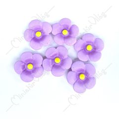 Minifalu - Lila Virágok 6 db-os szett