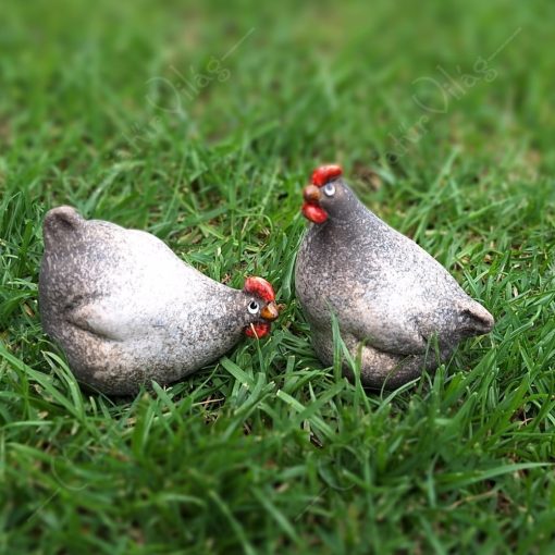 Kerámia Tyúk figura Kicsi