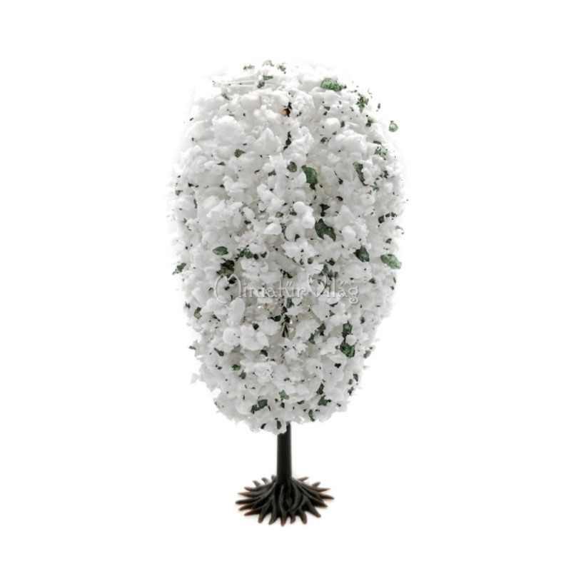 Fehér virágos fa 10 cm